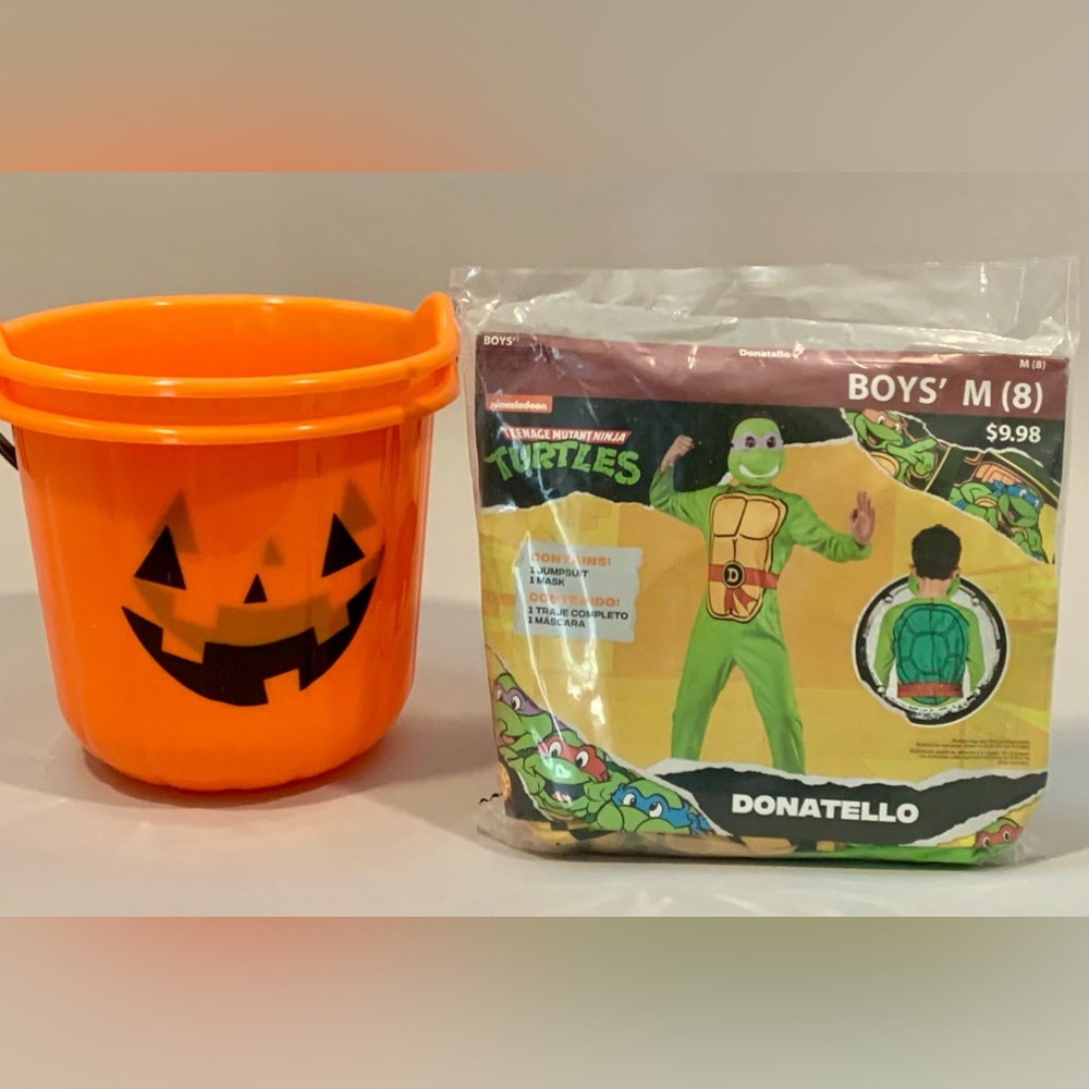 nickelodeon TMNT Donatello Boys Halloween Costume size M (8)